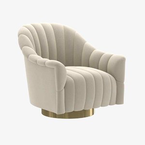 chair lounge deep vertical 3D model