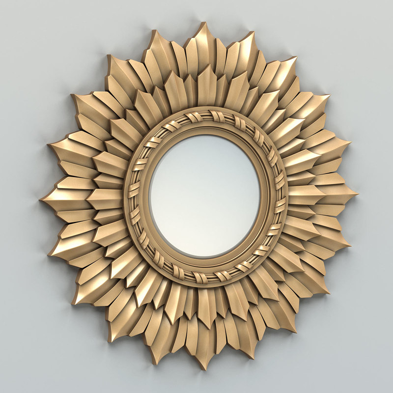 Round Mirror Frame 005