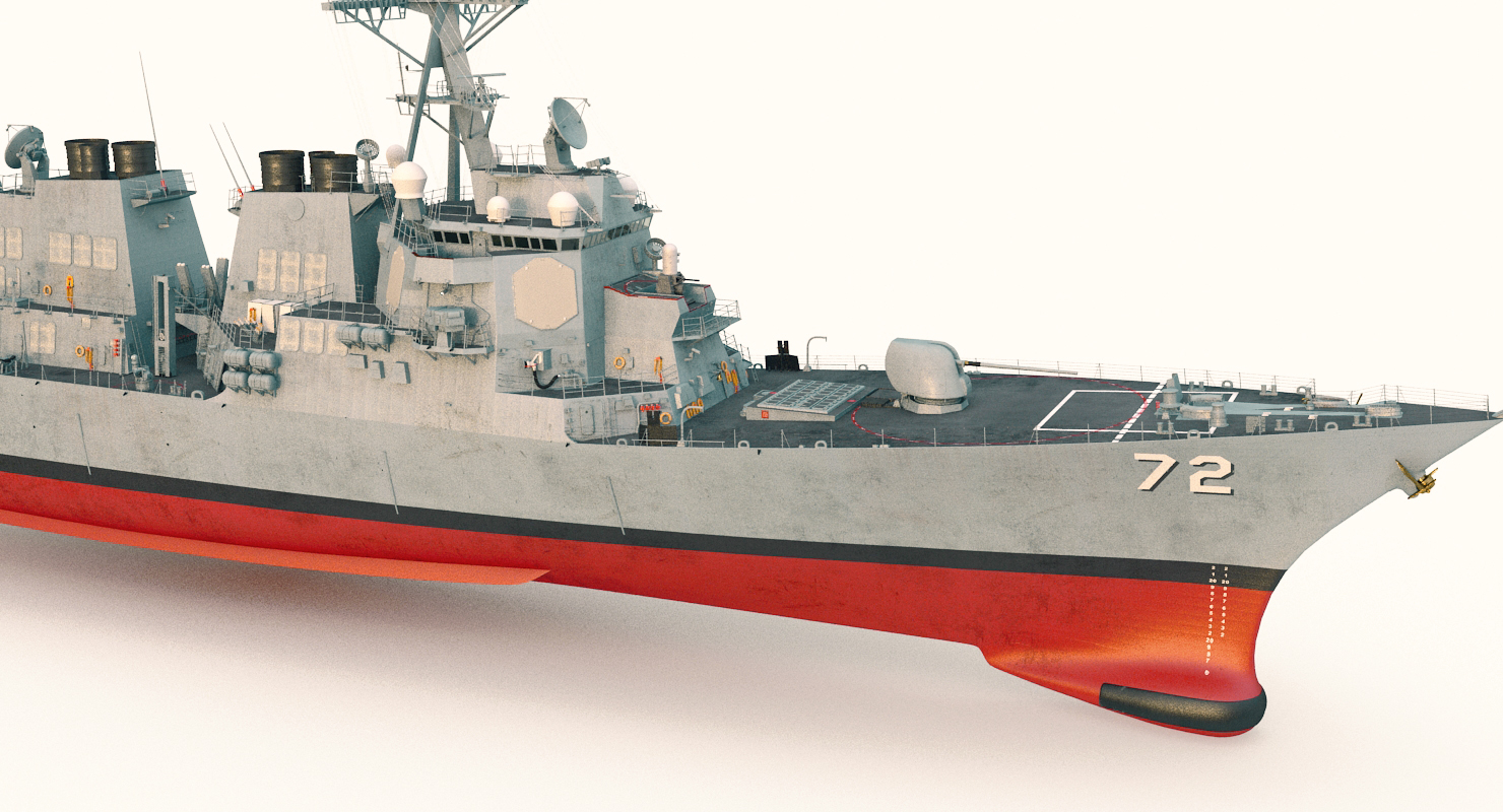 Uss mahan ddg 3D model - TurboSquid 1400912