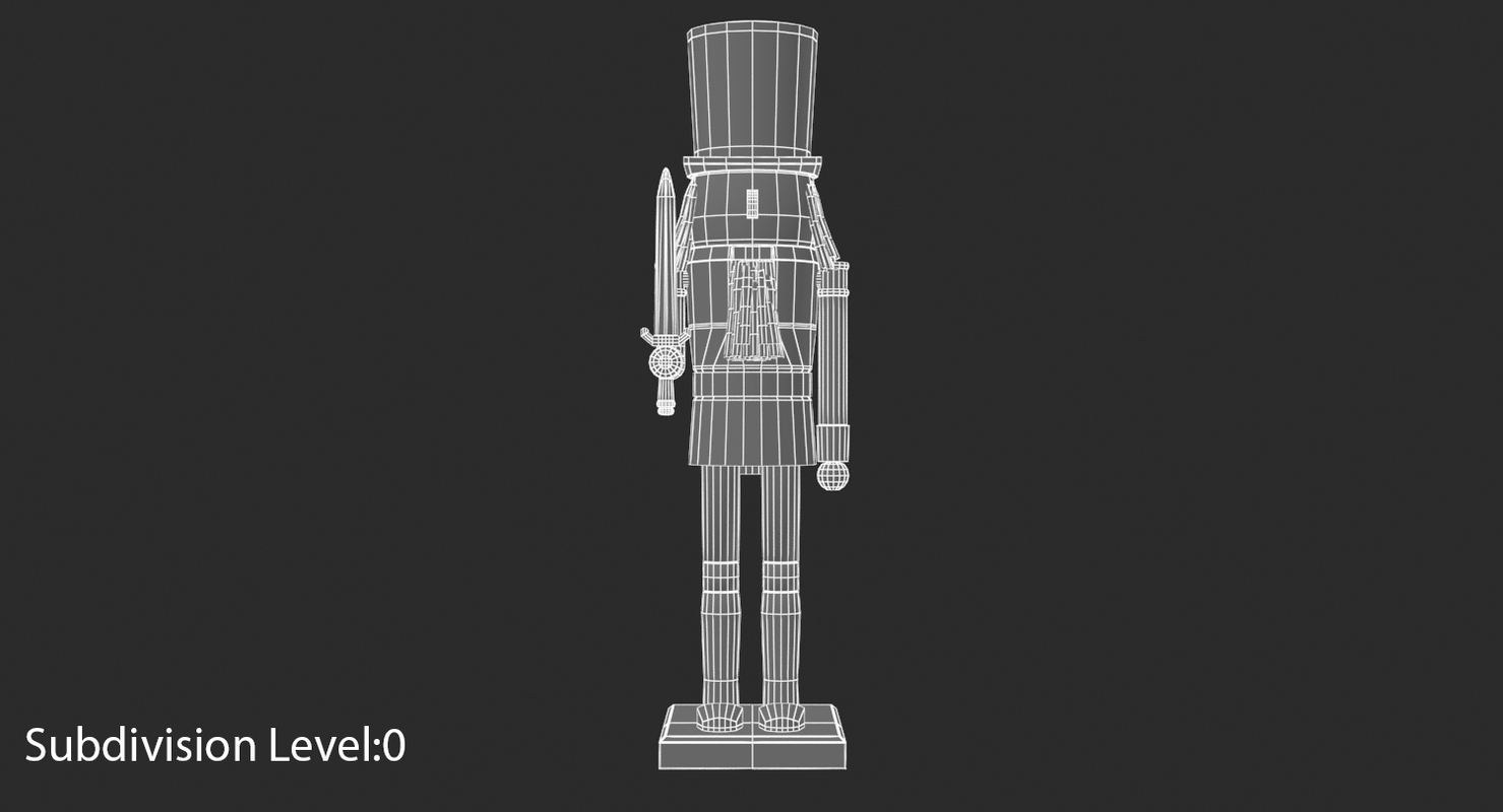 3D nutcracker nut cracker model TurboSquid 1401130
