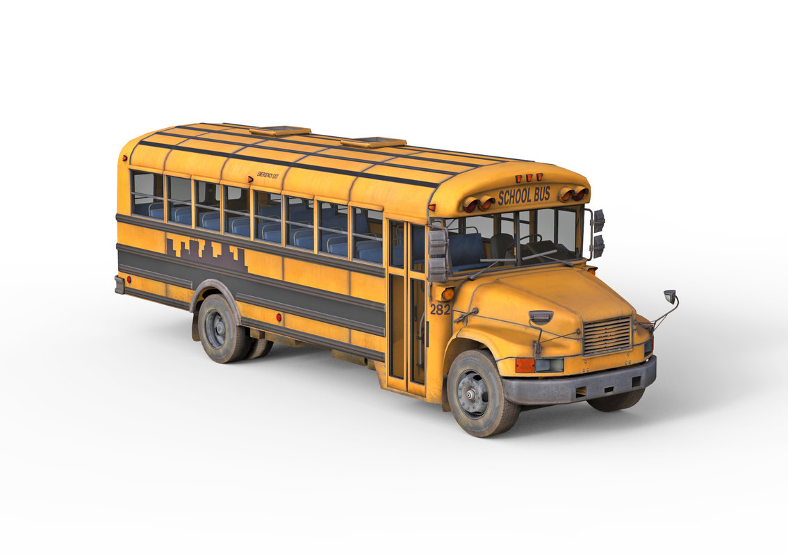 School bus 3D model - TurboSquid 1401204