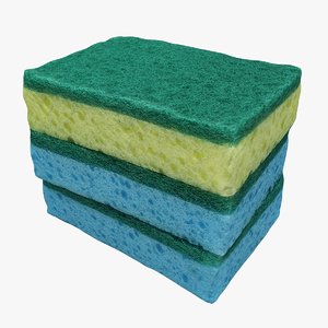 3D cleaned sponges