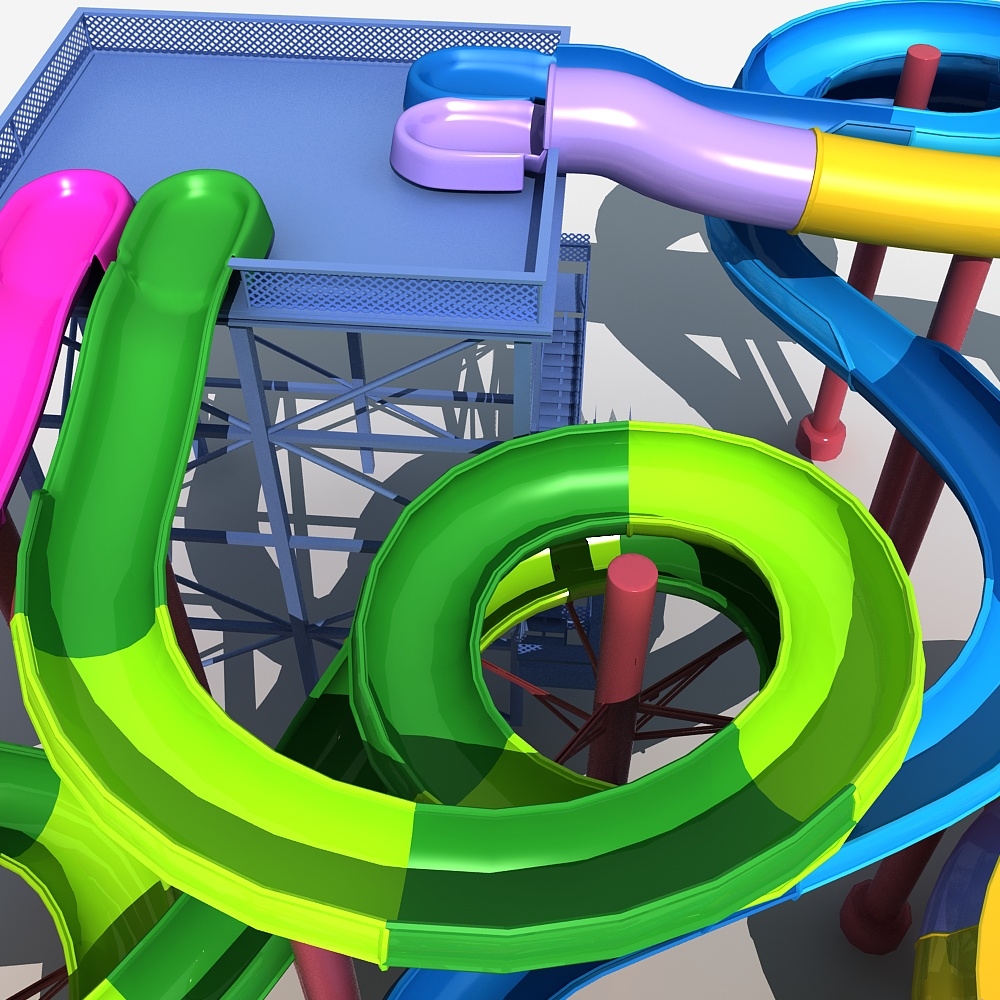 3D model water slide 3 - TurboSquid 1401257