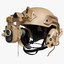 3D helmet night vision goggles model