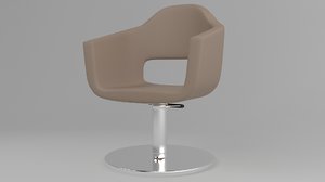 welonda retro armchair chair 3D model