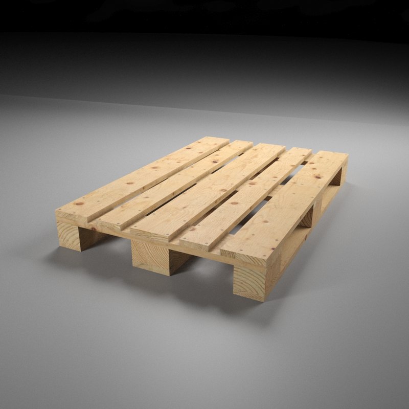 3D pallet model TurboSquid 1401395