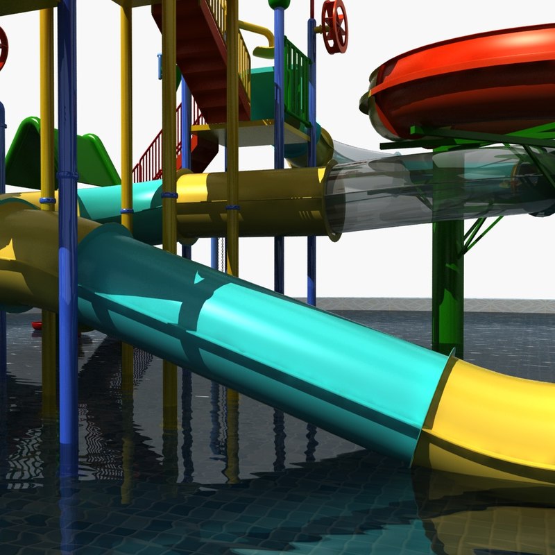 3D water park - TurboSquid 1401512