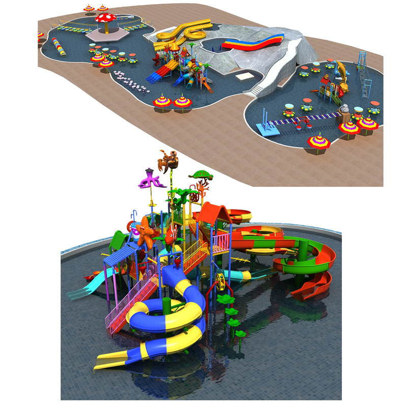 3D water park - TurboSquid 1401512