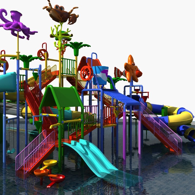 3D water park - TurboSquid 1401512