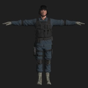 swat 3D model