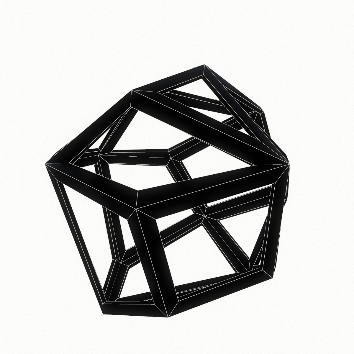 设计抽象对象3d模型