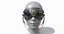 3D sci fi mask model