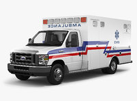 Ford E-Series Ambulance with Interior