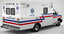 3D model e-series ambulance interior
