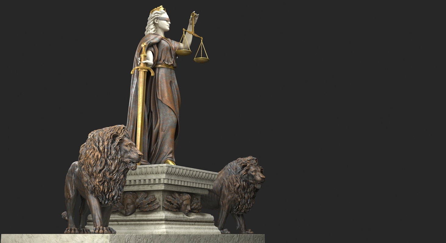 Lady justice 3D TurboSquid 1401830