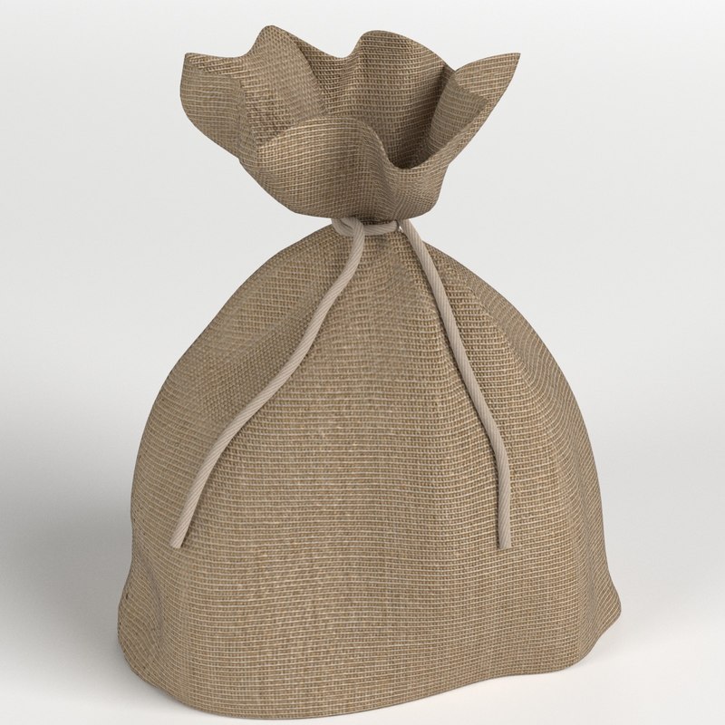 3D model jute sack TurboSquid 1402017