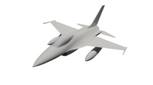 f-16 plane model
