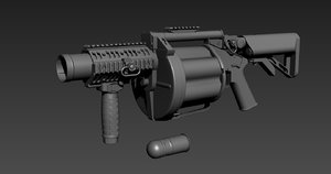 glm revolver 3D model