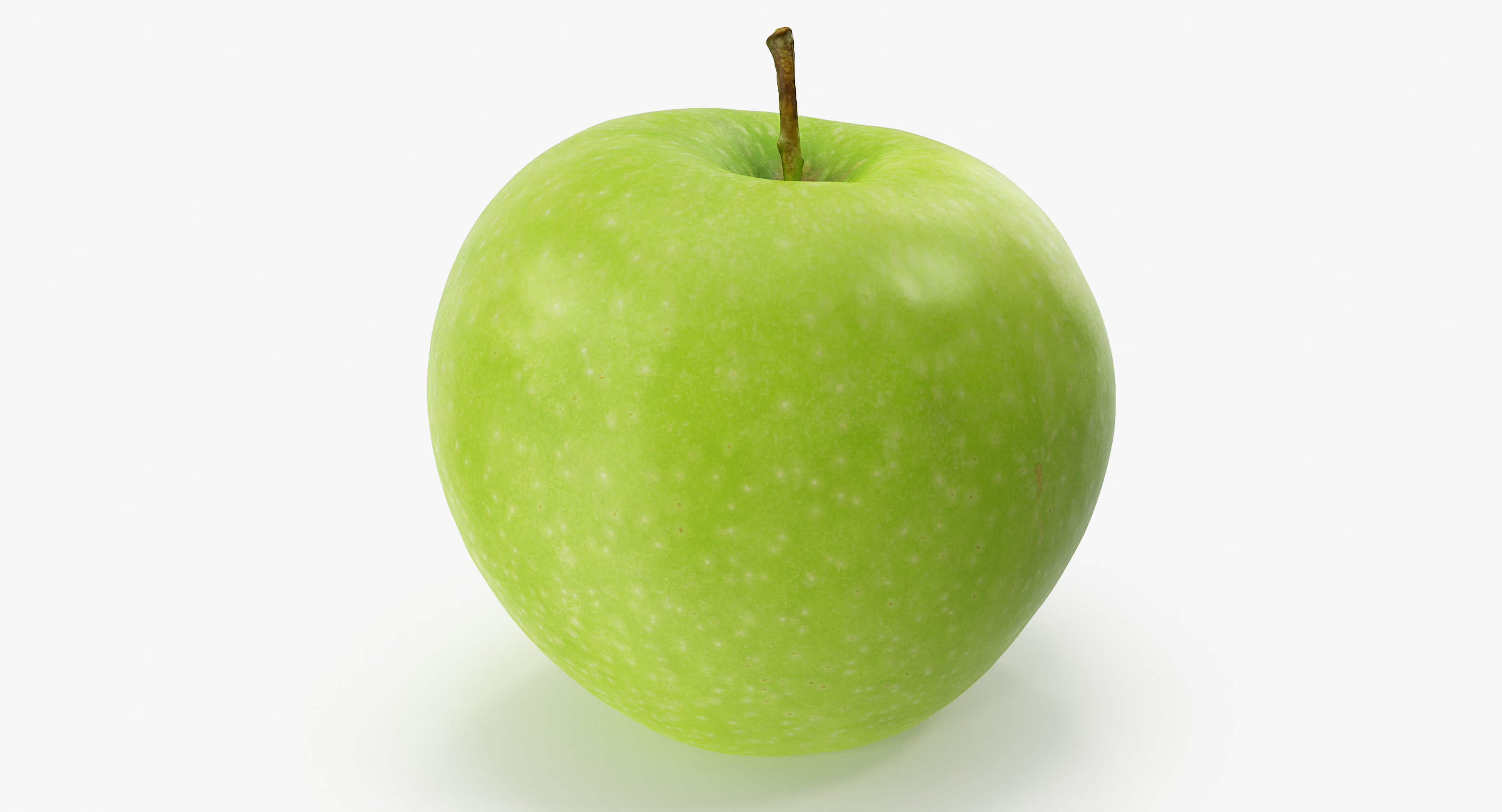 apple granny smith 02- 04 hi poly version3d模型