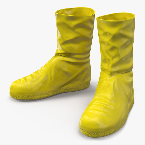 3D model rubber safety boots