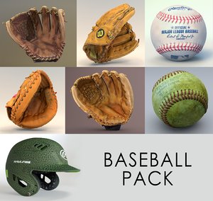 baseball balls 3D