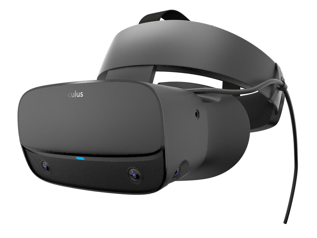 Oculus Rift S VR Headset 3D modelOculus Rift S VR Headset 3D model