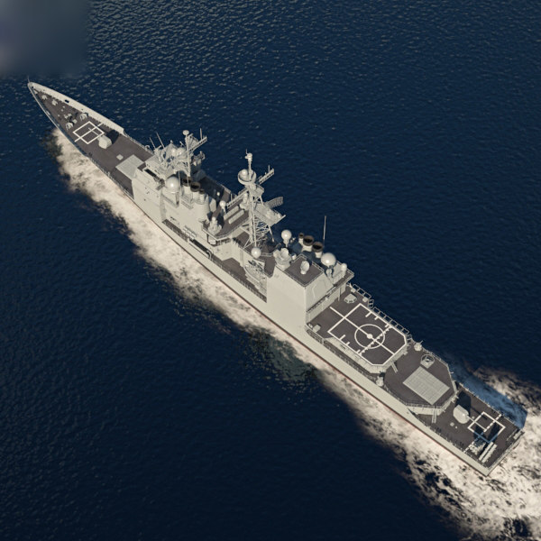 3D ticonderoga ticonderogaclass class TurboSquid 1402608