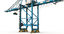 3D model harbor crane