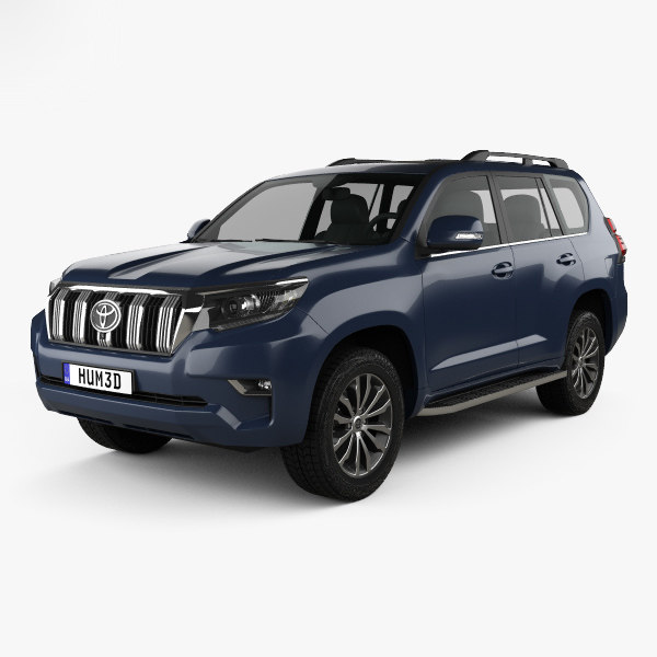 3d toyota prado land model turbosquid 1402669