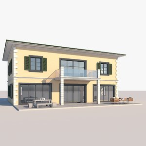 villa 3D model