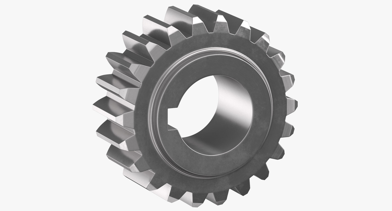 Spur gear 01 3D model TurboSquid 1402706