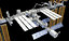 3D iss international space station model