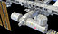 3D iss international space station model