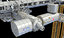 3D iss international space station model