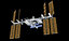 3D iss international space station model