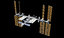 3D iss international space station model