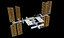 3D iss international space station model