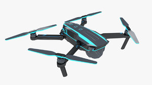 futuristic drone model