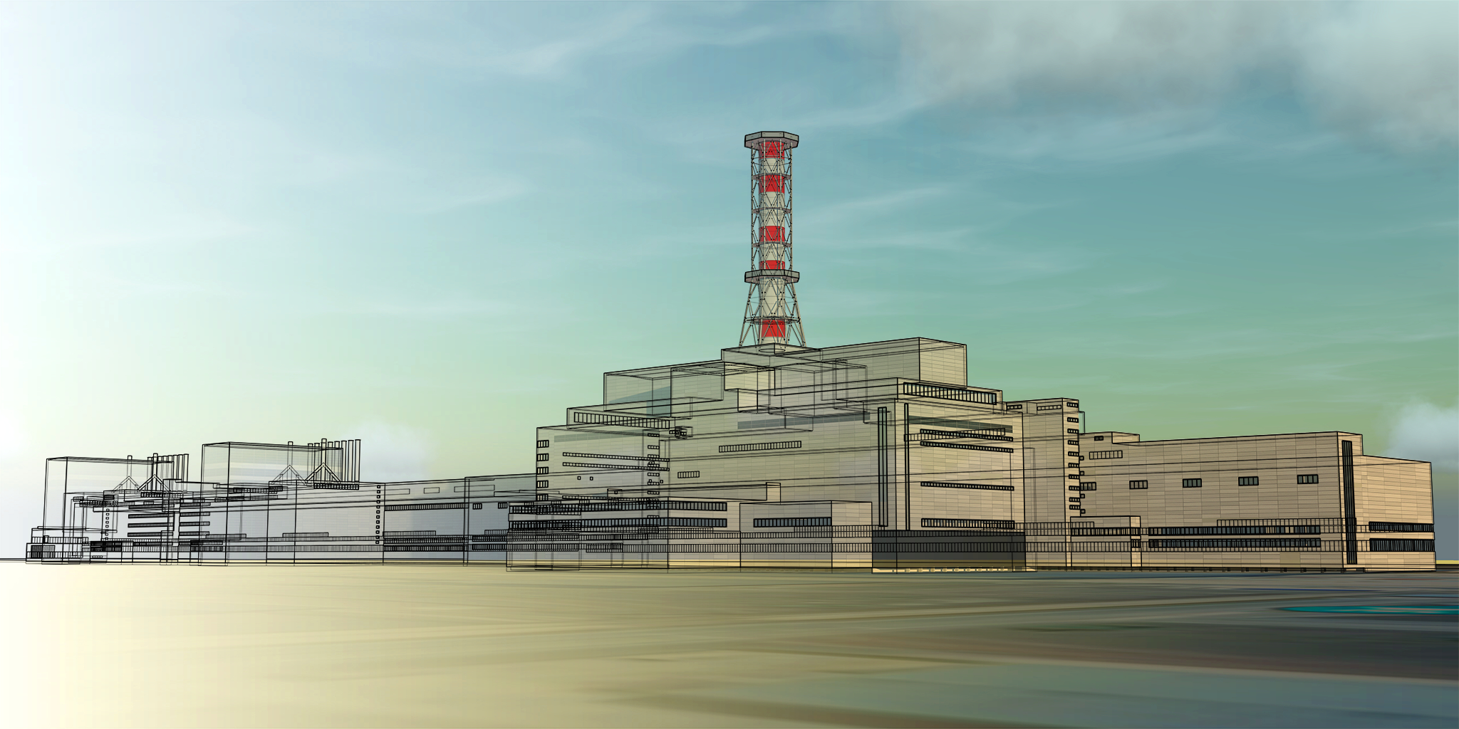 Free 3D model rbmk-1000 nuclear power plant - TurboSquid 1364109