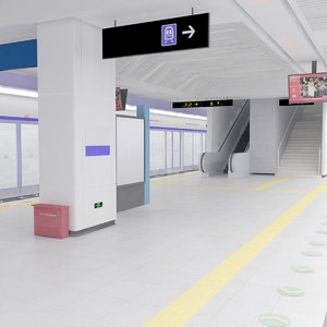 subway station 3D