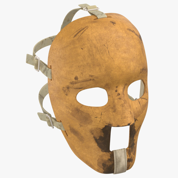 Alte Hockey Maske Getragen 3d Modell Turbosquid 1402925