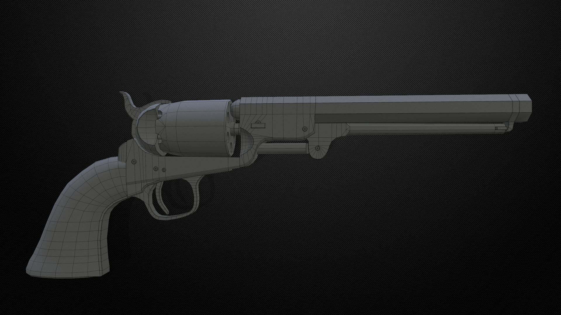 Free 3d Revolver Colt Navy 1851 Model Turbosquid 1402920 3484