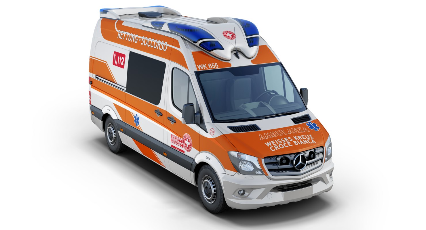 Mercedes-benz Sprinter Ambulance Model - TurboSquid 1402964