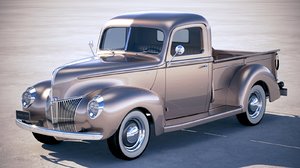 pickup 1940 3D model