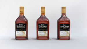 barcelo alcohol bottle 3D model