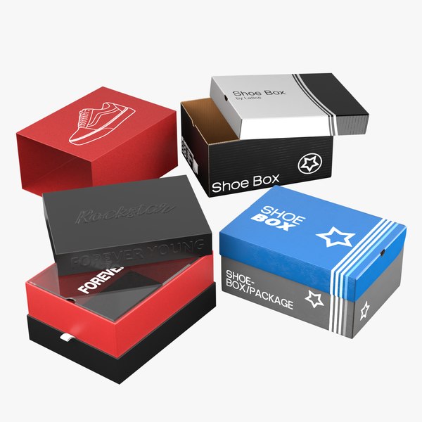 Shoe box 3D model - TurboSquid 1403525