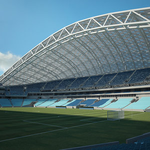 3D fisht stadium olympic
