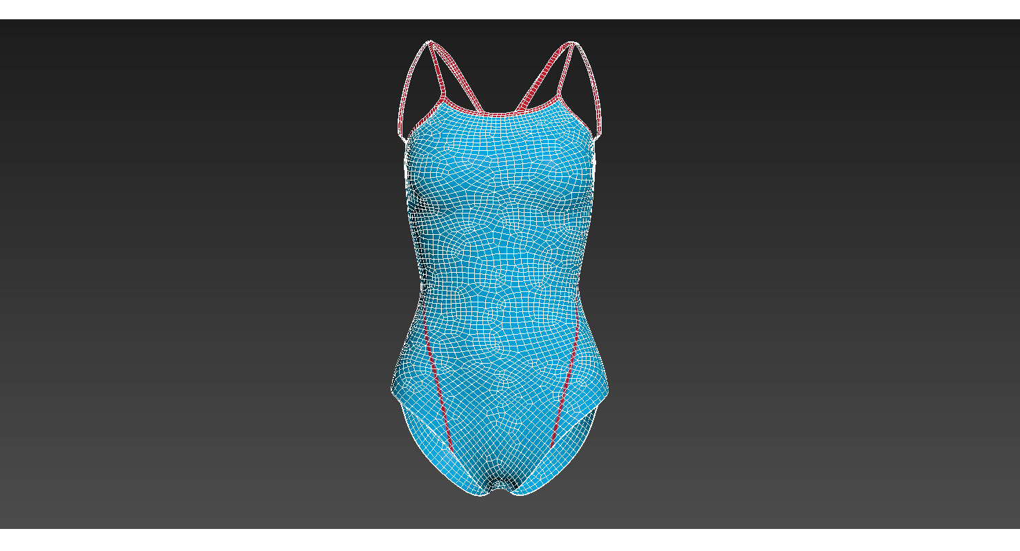 3D swim suit model - TurboSquid 1403582