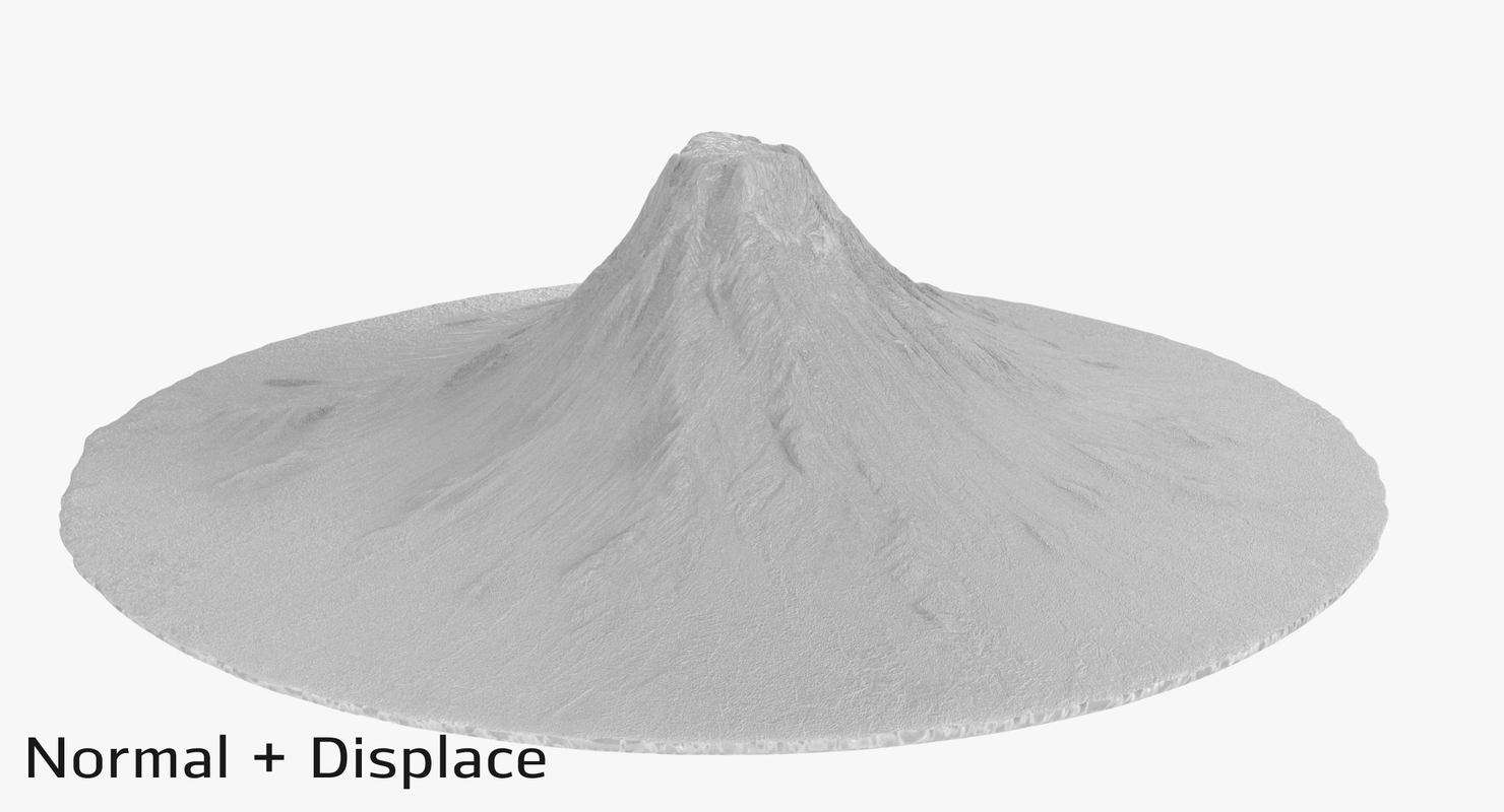 3D volcano lava v2 model - TurboSquid 1403655