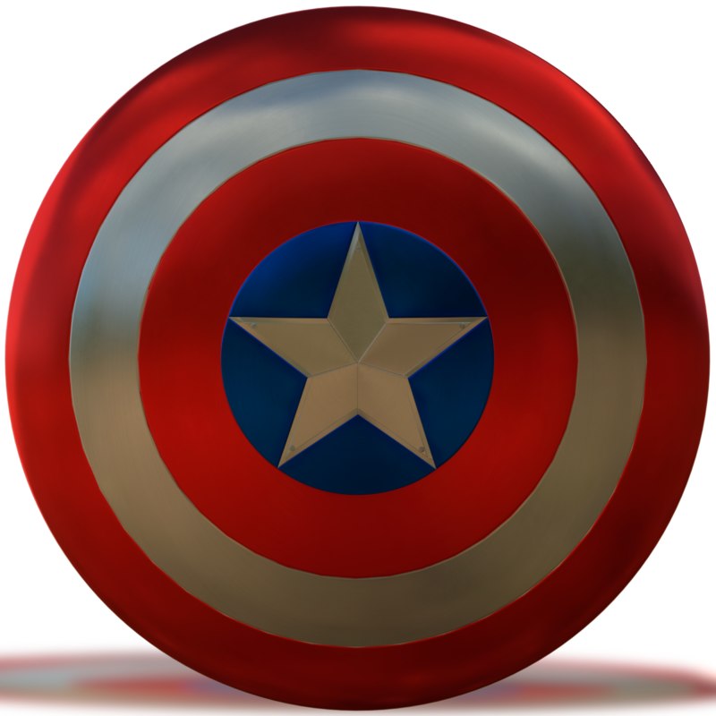 Captain america shield marvel 3D model - TurboSquid 1403691